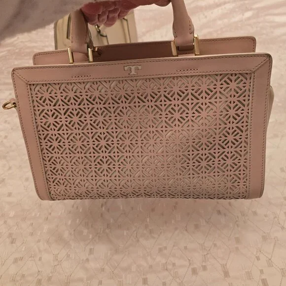 Tory Burch leather satchel - Picture 1 of 6